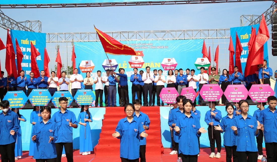 Nghệ An: Lễ ra quân Chiến dịch Thanh niên tình nguyện hè năm 2023