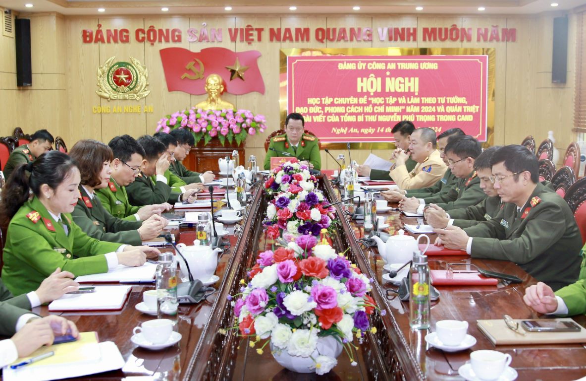 Lực lượng Công an nhân dân đẩy mạnh học tập và làm theo tư tưởng, đạo đức, phong cách Hồ Chí Minh