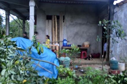 Căn nhà tuềnh toàng của gia đình nạn nhân Võ Huỳnh Trưởng.