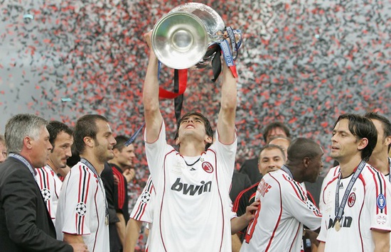 Kaka có mùa giải 2006/2007 đầy thành công với Milan