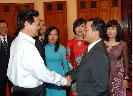 Thủ tướng gặp mặt các Trưởng cơ quan đại diện Việt Nam ở nước ngoài.