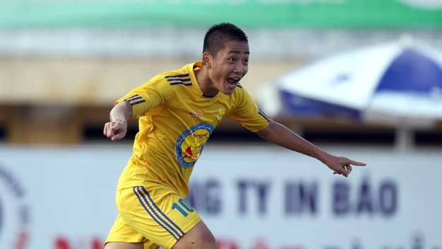 Tiền đạo Hồ Tuấn Tài của SLNA nhân tố mới được chờ đợi trên hàng công U19 Việt Nam