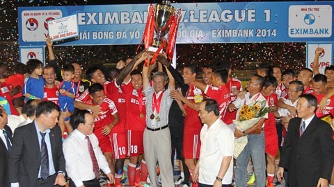 Đương kim vô địch V.League 2014 Becamex Bình Dương