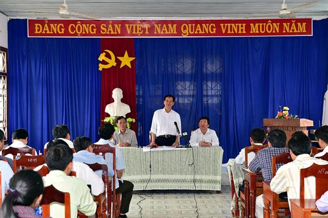 Thủ tướng họp và lắng nghe ý kiến của người dân huyện Bác Ái, Ninh Thuận