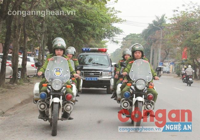  Lực lượng Cảnh sát 113 ra quân tuần tra đảm bảo ANTT