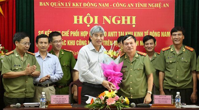 Công an tỉnh Nghệ An và BQL KKT Đông Nam ký kết quy chế thực hiện công tác phối hợp đảm bảo ANTT trong thời gian tới