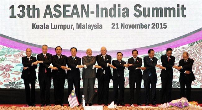 Các nhà lãnh đạo tại Hội nghị Cấp cao ASEAN-Ấn Độ. Ảnh: VGP