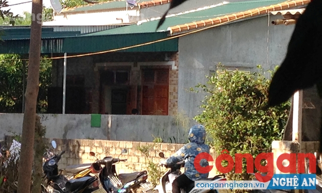 Ngôi nhà nơi xảy ra vụ việc đau lòng làm hai vợ chồng tử vong tại TX Thái Hòa