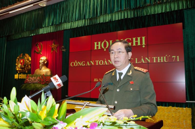 Bộ trưởng Bộ Công an Trần Đại Quang khai mạc Hội nghị
