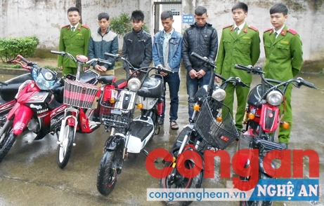 Công an huyện Nghi Lộc bắt giữ nhóm đối tượng trộm tài sản trên địa bàn