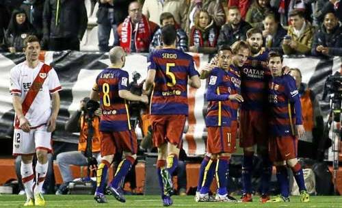 Barca tiếp tục giành chiến thắng để thẳng tiến tới chức vô địch Liga