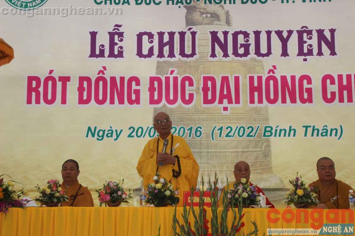 Đại sư Giáo hội Phật giáo Việt Nam giảng về ý nghĩa của tiếng chuông trống Bát Nhã