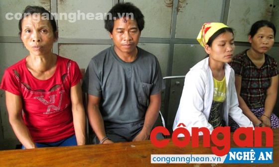  Nhóm đối tượng trong Chuyên án 120PE bị Công an huyện Kỳ Sơn bắt giữ