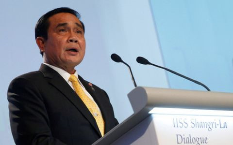  Thủ tướng Thái Lan phát biểu khai mạc Đối thoaijn Sangri-La 2016.