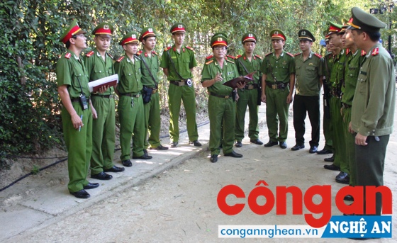 Đội Cảnh sát bảo vệ Khu Di tích Kim Liên thống nhất các phương án bảo vệ an toàn tuyệt đối các mục tiêu