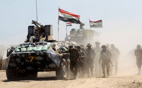  Binh sĩ Iraq tiến vào giải phóng thành phố Fallujah. Ảnh Reuters