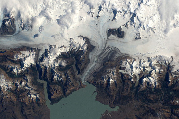 Cánh đồng băng phía nam Patagonia ở Nam Mỹ.