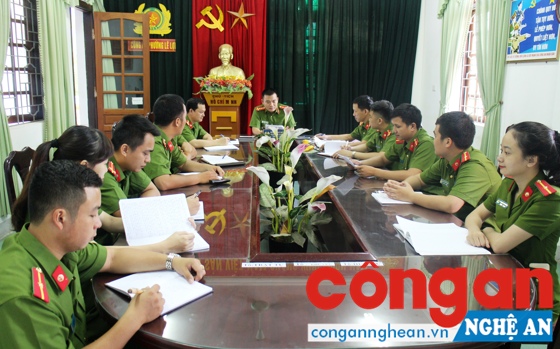 Công an phường Lê Lợi triển khai kế hoạch ra quân tấn công, trấn áp tội phạm