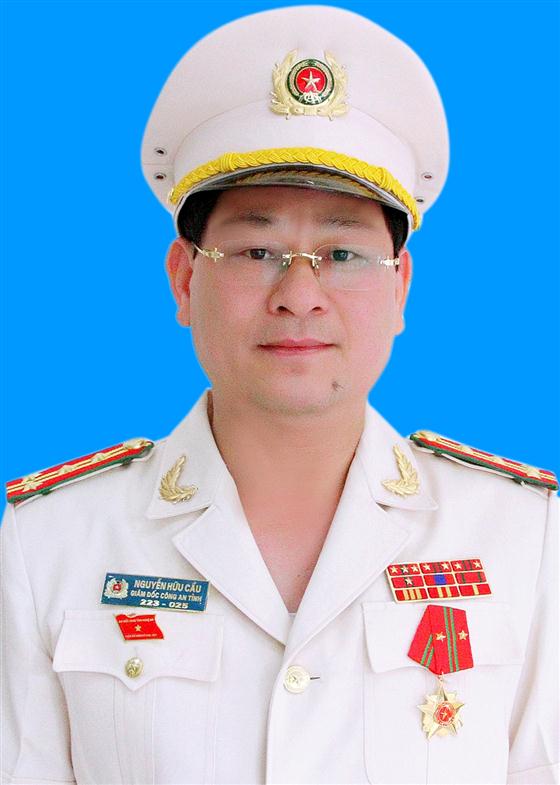 Đồng chí Đại tá Nguyễn Hữu Cầu, Giám đốc Công an tỉnh