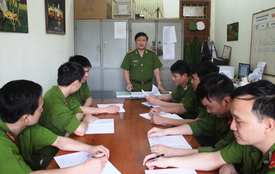 Đội Cảnh sát Hình sự Công an huyện Đô Lương triển khai kế hoạch đấu tranh với các loại tội phạm