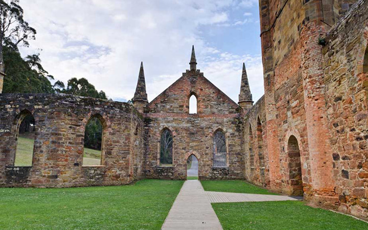 Thị trấn Port Arthur nằm trên bán đảo Tasmania, Úc từng là nơi hành quyết tội phạm.