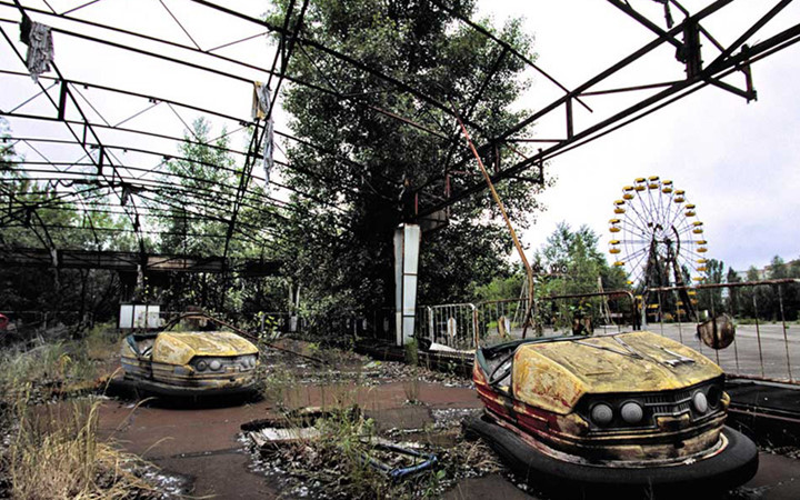  Thành phố Pripyat (Ukraine), nơi từng xảy ra thảm họa nguyên tử Chernobyl nghiêm trọng nhất thế giới, đã bị bỏ hoang từ năm 1986.