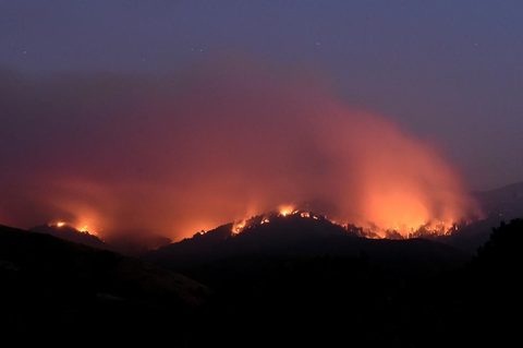 Cháy rừng ở California - Mỹ ngày 27-7 - Ảnh: Reuters