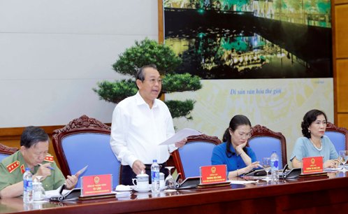 Phó Thủ tướng Chính phủ Trương Hòa Bình phát biểu chỉ đạo tại Hội nghị.