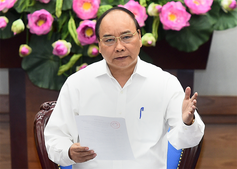 Thủ tướng Nguyễn Xuân Phúc yêu cầu, vì một nền hành chính phục vụ kiến tạo liêm chính phải nghiêm túc kiên quyết cải cách hành chính. Ảnh: VGP/Quang Hiếu