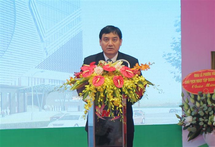 Đồng chí Nguyễn Đắc Vinh - Uỷ viên TW Đảng, Bí thư Tỉnh uỷ phát biểu tại lễ kỷ niệm