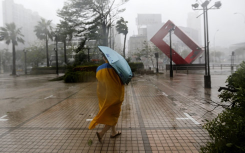  Bão Meranti vừa qua đã gây thiệt hại lớn cho Đài Loan (Trung Quốc).