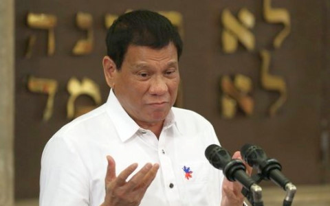 Tổng thống Philippines Duterte. (Ảnh: AFP).