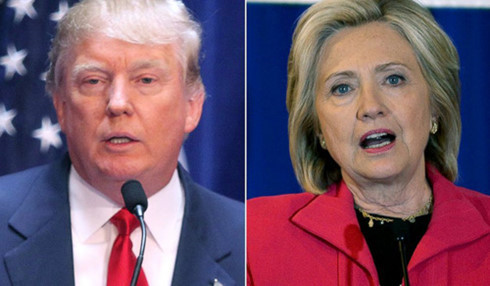 Hai ứng cử viên Tổng thống Mỹ là ông Donald Trump và bà Hillary Clinton (Ảnh: ABC News).