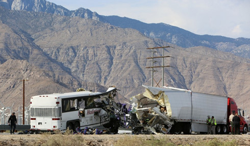  Hiện trường vụ tai nạn. (ảnh: Reuters)