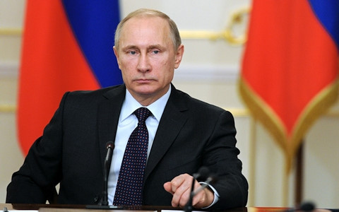 Tổng thống Putin đang nhận được sự ủng hộ cao nhất của người dân Nga trong năm 2016. Ảnh: AP
