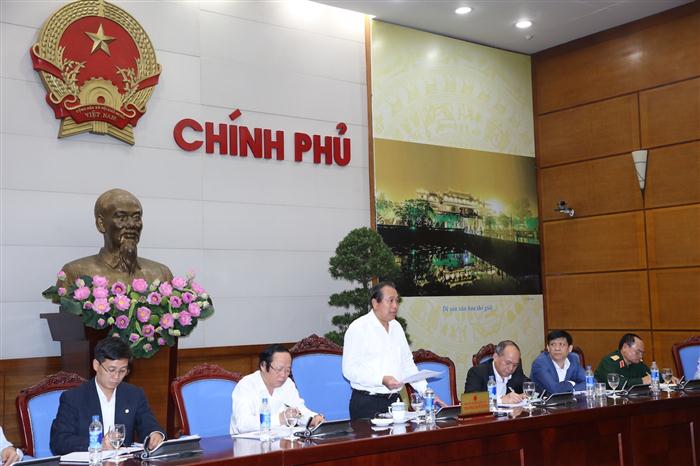 Phó Thủ tướng Thường trực Chính phủ Trương Hoà Bình chủ trì cuộc họp Ban chỉ đạo về các giải pháp để ổn định đời sống và sản xuất, kinh doanh cho nhân dân 4 tỉnh miền Trung bị ảnh hưởng sự cố môi trường biển.