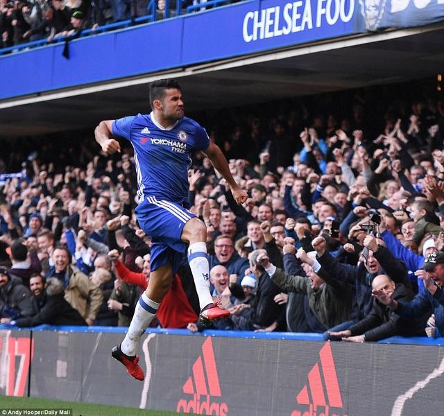 Diego Costa giúp Chelsea thắng trận thứ 9 liên tiếp