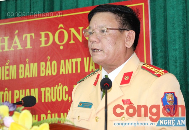 Đồng chí Đại tá Cao Minh Phượng - Trưởng phòng, Phòng CSGT nêu rõ, sẽ tăng mức xử phạt một số lỗi vi phạm trong đợt cao điểm