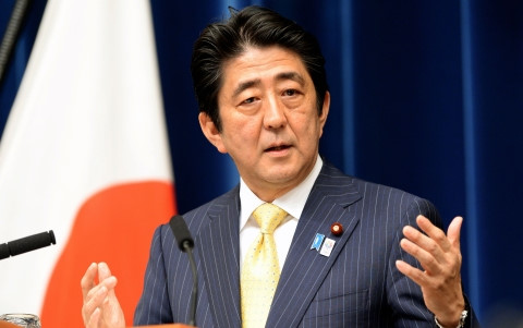Thủ tướng Nhật Bản Shinzo Abe. Ảnh: AP
