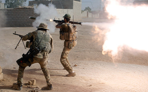 Quân đội Iraq tấn công Tổ chức Nhà nước IS tại Mosul. (Ảnh: Reuters)