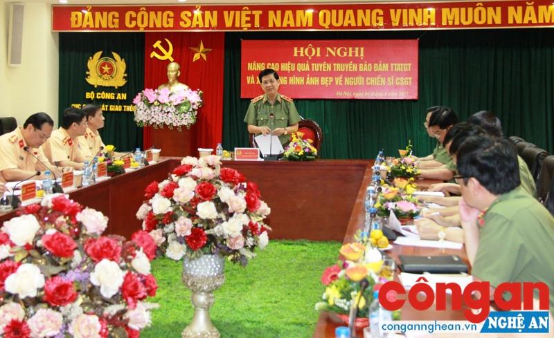 Đồng chí Thứ trưởng Nguyễn Văn Sơn phát biểu chỉ đạo tại Hội nghị