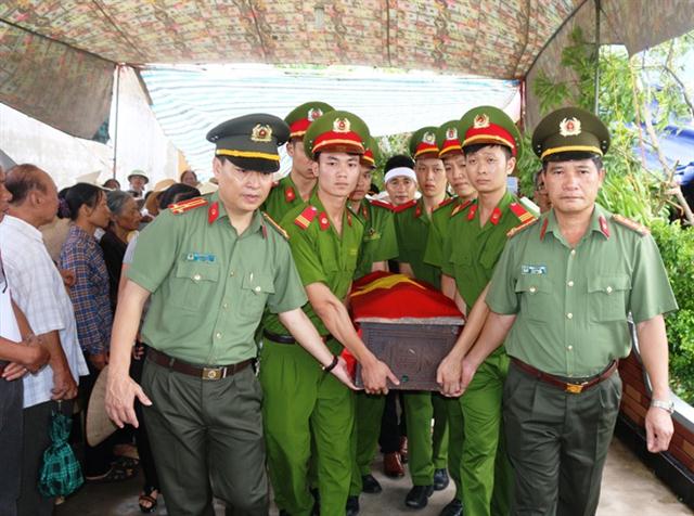 Lễ truy điệu liệt sỹ CAND Nguyễn Tiến Hùng