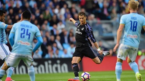 Ronaldo tỏa sáng với cú đúp nhấn chìm Celta Vigo sáng nay