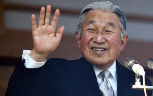 Nhật hoàng Akihito. Ảnh: Telegraoph.