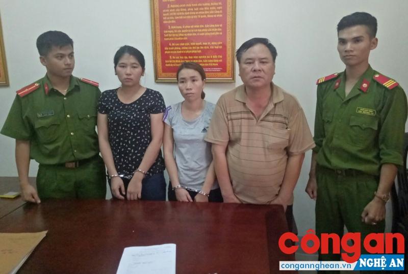 Các đối tượng Trần Thị Thúy Lê, Võ Thị Thương và Nguyễn Trọng Minh bị Phòng Cảnh sát Truy nã tội phạm bắt giữ