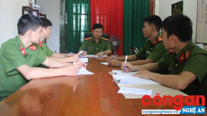 Đội Cảnh sát ĐTTP về Hình sự, Kinh tế và Ma túy Công an huyện Đô Lương triển khai công tác đảm bảo ANTT trên địa bàn
