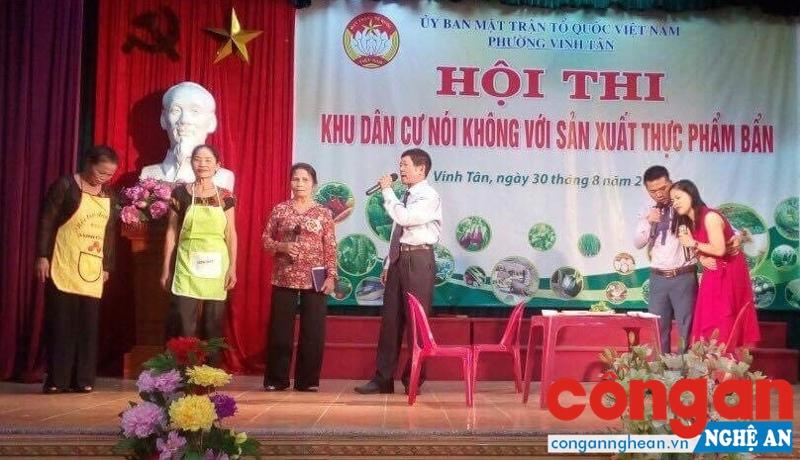 Tiểu phẩm tham dự Hội thi “Khu dân cư nói không với thực phẩm bẩn” của phường Vinh Tân, TP Vinh