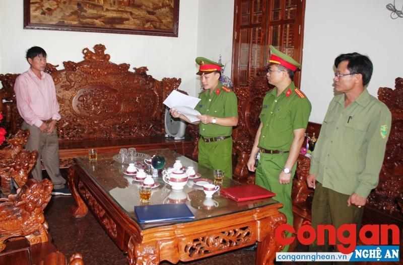  Đọc lệnh bắt đối với đối tượng Nguyễn Văn Kỳ