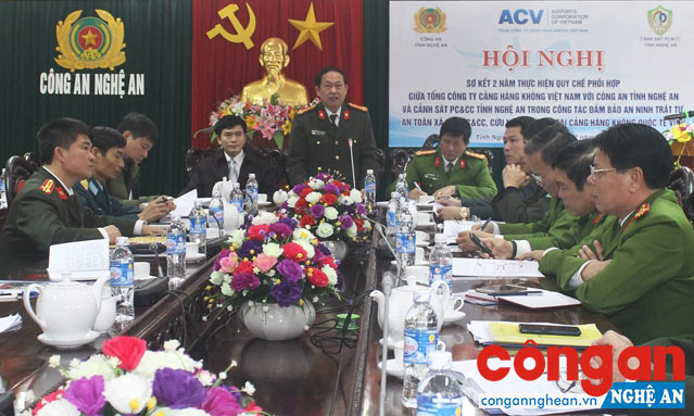 Tại Hội nghị sơ kết 2 năm thực hiện quy chế phối hợp, Công an tỉnh, Cảnh sát PC&CC và Tổng Công ty Cảng hàng không Việt Nam đã đề ra nhiều giải pháp nhằm nâng cao hiệu quả công tác an ninh, an toàn hàng không
