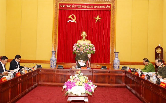 Bộ trưởng Tô Lâm phát biểu chỉ đạo tại Hội nghị